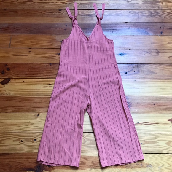 Urban Romantics Orange Wide Leg Jumpsuit, EUC, S - Picture 12 of 14